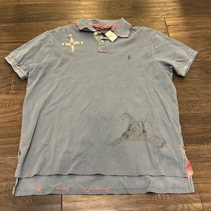 Polo Ralph Lauren Elk Ridge Beacon Southwestern native Shirt Custom Fit Mens XL